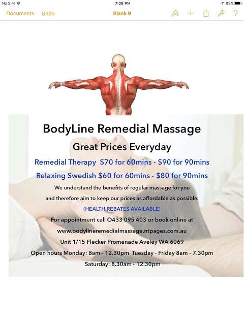 Photo: BodyLine Remedial Massage